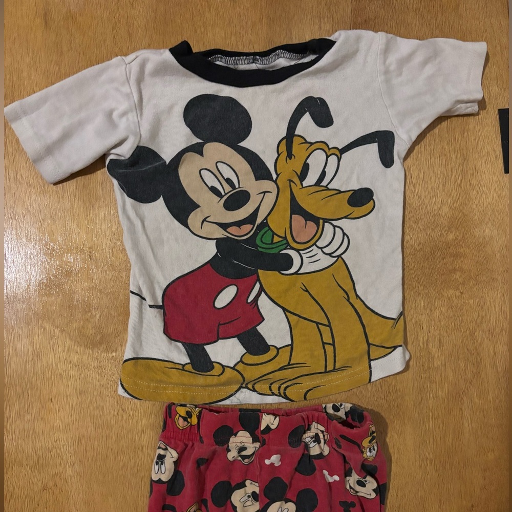 Mickey & Pluto Toddler Pajamas